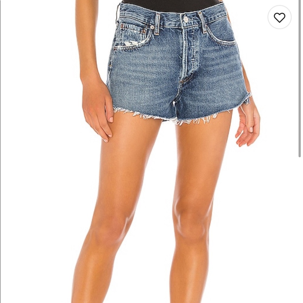 AGOLDE Parker Shorts in Lowkey